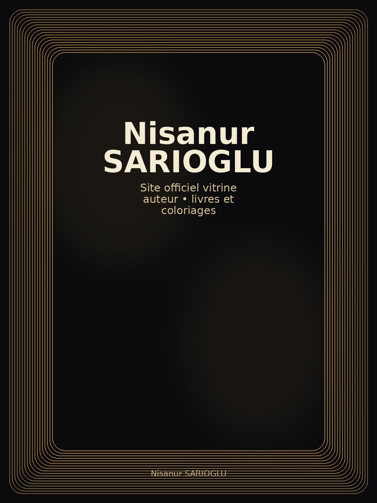 Visuel de présentation du site Nisanur SARIOGLU